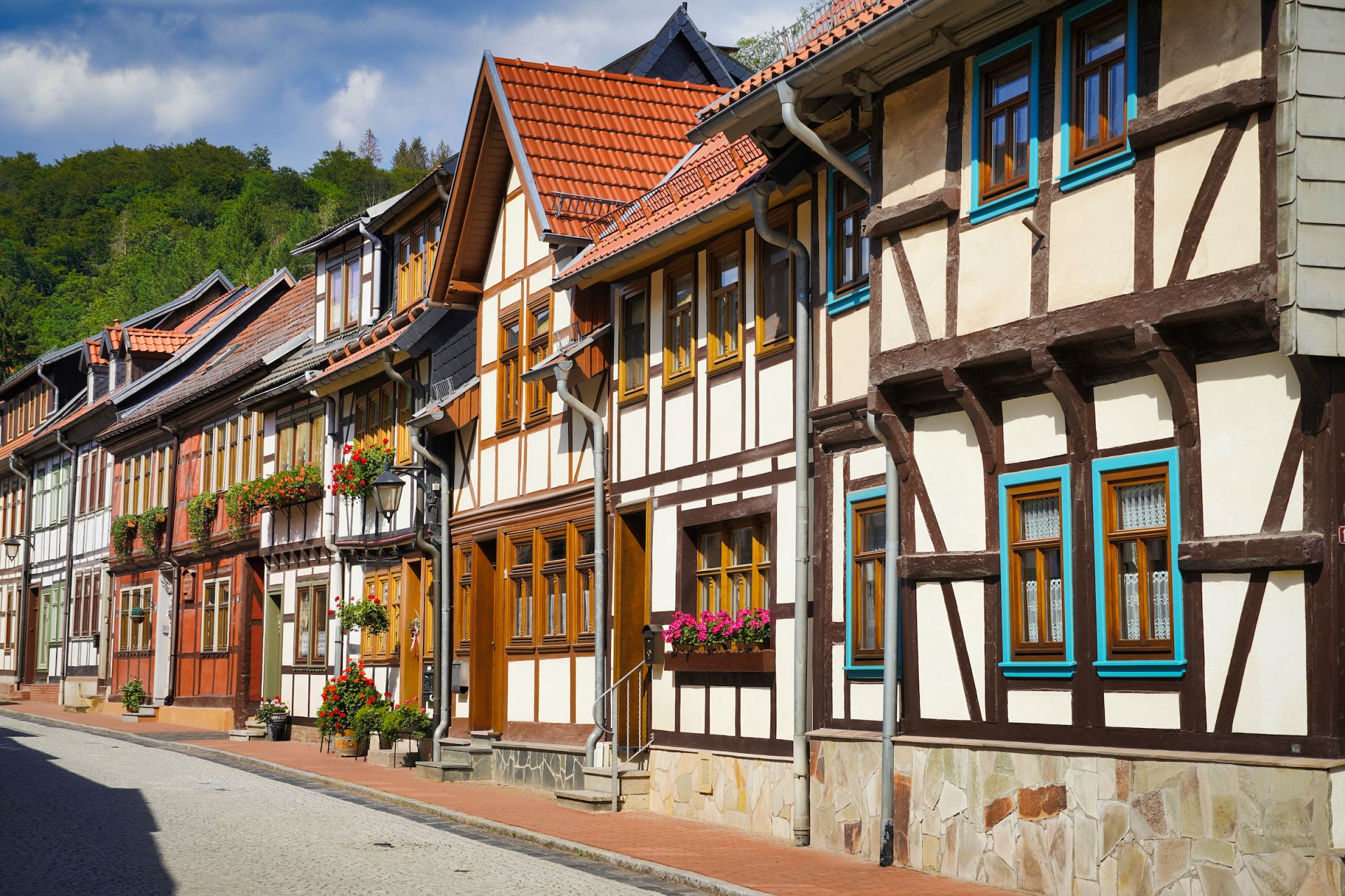 Half-timbered town of Stolberg (Harz)
